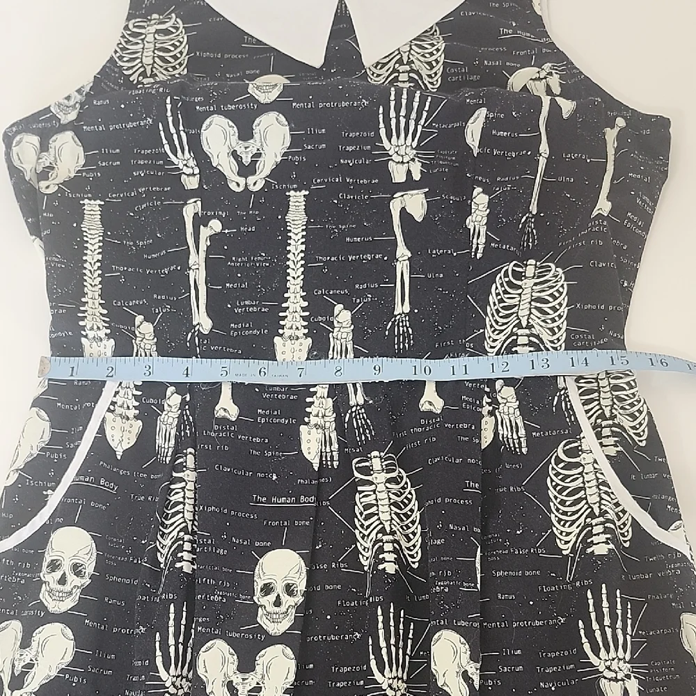 Modcloth Rad To The Bone Retro A-line Dress - Picture 2 of 10